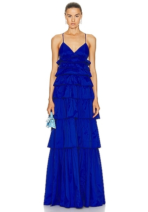 Staud Rylie Dress in Lapis - Royal. Size XS (also in ).