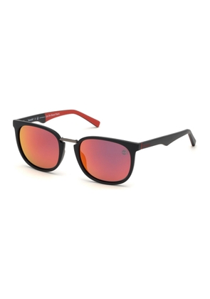 Timberland Polarized Red Rectangular Mens Sunglasses TB9175 02D 54