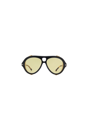 Tom Ford Neughman Amber Pilot Unisex Sunglasses FT0882 01E 60