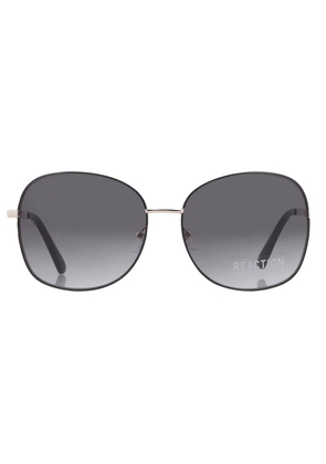 Kenneth Cole Gradient Smoke Square Unisex Sunglasses KC1359 32B 60