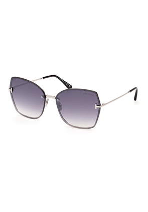 Tom Ford Nickie Smoke Mirror Butterfly Ladies Sunglasses FT1107 16C 62