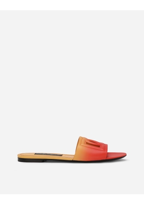 Dolce & Gabbana Ciabatta Flat - Woman Slides And Mules Orange 39