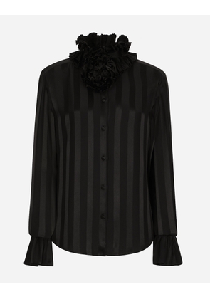 Dolce & Gabbana Camicia - Woman Shirts And Tops Black 44
