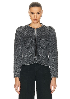 Isabel Marant Etoile Deliona Jacket in Dark Grey - Charcoal. Size 40 (also in 42).