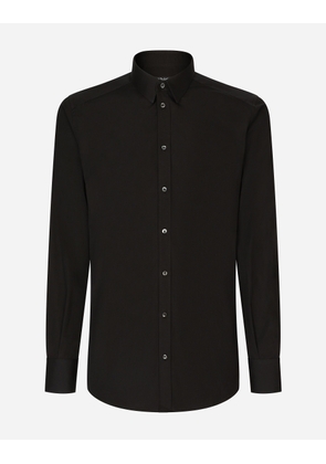 Dolce & Gabbana Camicia - Man Shirts Black Cotton 39