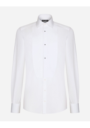 Dolce & Gabbana Camicia - Man Shirts White Cotton 42