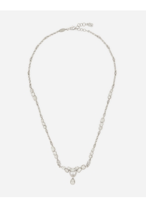 Dolce & Gabbana Easy Diamond Necklace In White Gold 18kt And Diamonds - Woman Necklaces White Gold Onesize