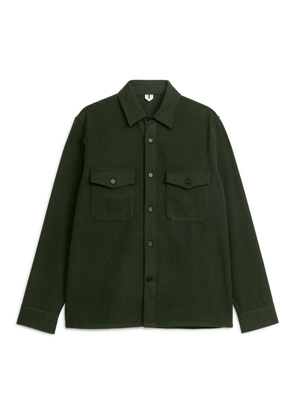 Wool Overshirt - Green