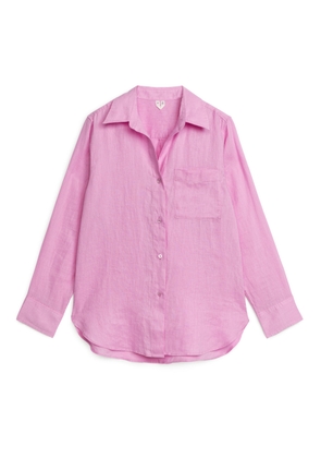 Linen Shirt - Pink
