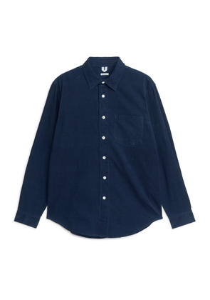 Corduroy Cotton Shirt - Blue