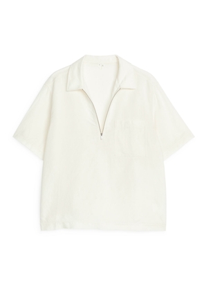 Half-Zip Shirt - White