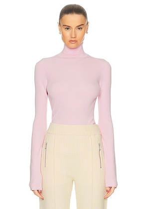 Burberry Turtleneck Sweater in Cameo - Pink. Size L (also in M).