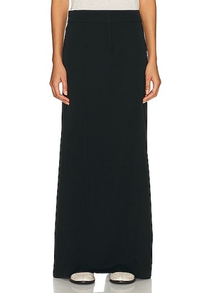The Row Trevy Skirt in BLACK - Black. Size 2 (also in 0, 4, 6).