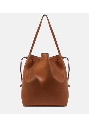 The Row Belvedere leather bucket bag