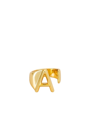 Casa Clara Blaire Ring in Metallic Gold. Size D, E, K, N, P, V.
