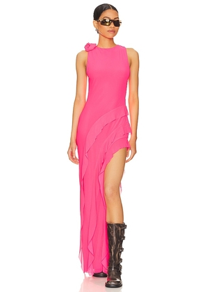 AFRM X Revolve Airess Maxi Dress in Pink. Size S, XL, XS.