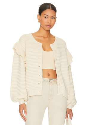 Cleobella Maelle Cardigan in Ivory. Size S, XL.