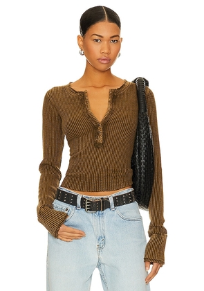 Free People Colt Top in Olive. Size L, XL.