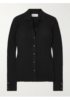 LISA YANG - Aria Ribbed Cashmere Sweater - Black - 0,1,2