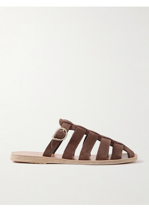 Ancient Greek Sandals - Cosmia Suede Sandals - Brown - IT35,IT36,IT37,IT38,IT39,IT40,IT41,IT42
