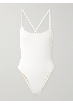 Lido - Uno Ribbed Swimsuit - Ivory - x small,small,medium,large,x large