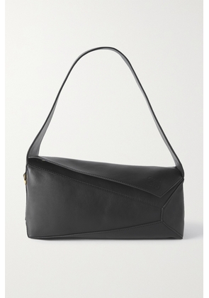 Loewe - Puzzle Leather Shoulder Bag - Black - One size