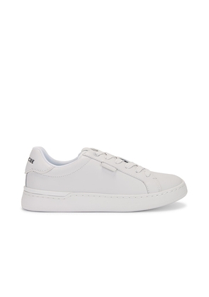 Coach Lowline Sneaker in White. Size 6, 6.5, 7, 7.5, 8, 8.5, 9, 9.5.
