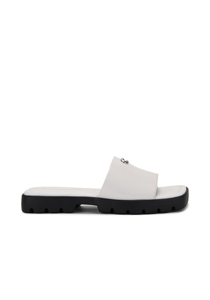 Coach Florence Sandal in White. Size 6, 6.5, 7, 7.5, 8, 8.5, 9, 9.5.