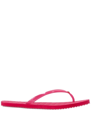 Michael Michael Kors Jinx logo-charm flip flops - Pink