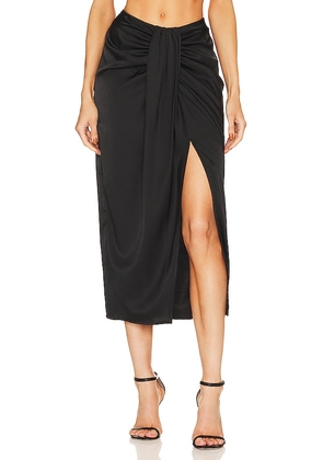 Line & Dot Selma Skirt in Black. Size XS.