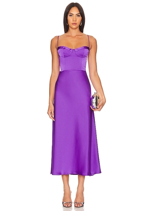 Katie May Flora Dress in Purple. Size L.