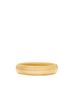 MEGA Round Cobra Bracelet in Metallic Gold.