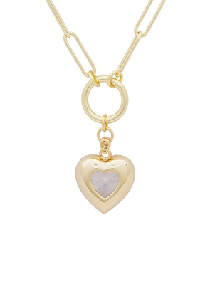 Lovers and Friends Jocey Necklace in Metallic Gold.