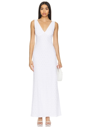 Lovers and Friends Loretta Maxi Dress in White. Size L, S, XL, XS, XXS.