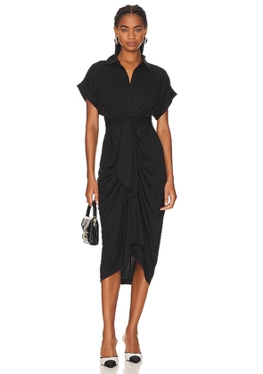 Steve Madden Tori Knit Dress in Black. Size 2, 4.