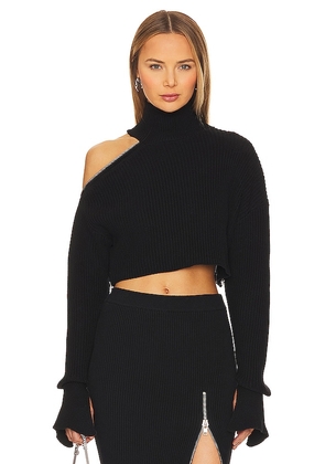 SER.O.YA Neumi Sweater in Black. Size XL, XXS.