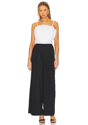 SOVERE According Jumpsuit in Black,White. Size S, XS.