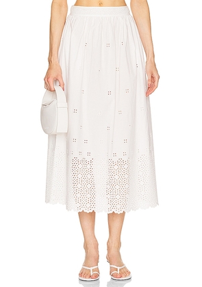 Ulla Johnson Marisol Skirt in White. Size 4, 6, 8.