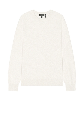 Theory Riland Crew Sweater in White. Size S, XL.