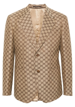 Gucci GG Supreme linen blazer - Neutrals