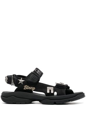 Balenciaga Tourist touch-strap sandals - Black