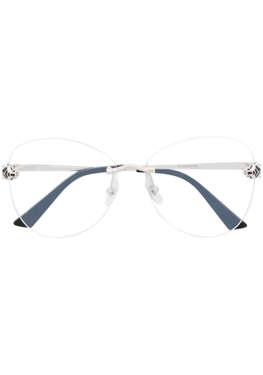 Cartier Eyewear Panther frameless glasses - Silver