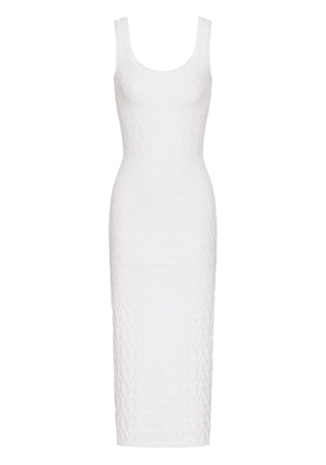 Valentino Garavani Toile Iconograph-jacquard midi dress - White