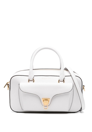 Coccinelle Beat leather shoulder bag - White