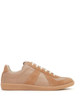 Maison Margiela Replica low-top leather sneakers - Brown