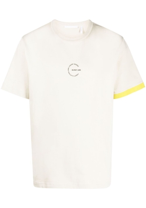 Helmut Lang graphic-print cotton T-shirt - Neutrals