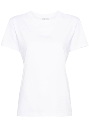Woolrich logo-embroidered cotton T-shirt - White