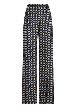 Polo Ralph Lauren geometric-print straight-leg trousers - Blue