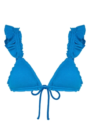 Clube Bossa Laven ruffled bikini top - Blue