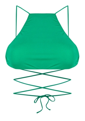 Clube Bossa square-neck bikini top - Green